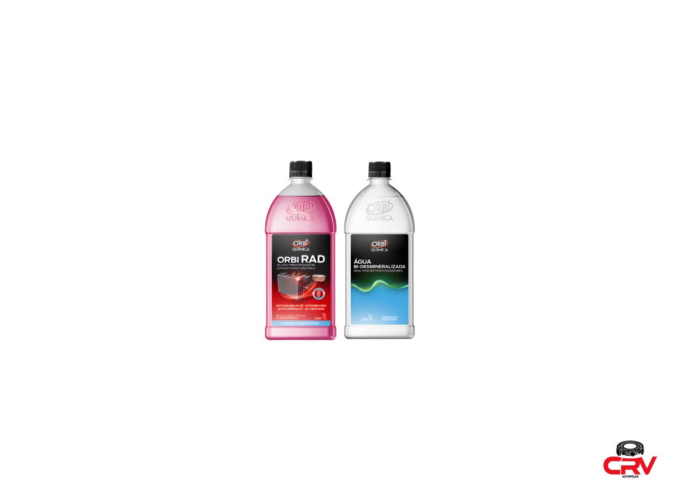 Aditivo e água desmineralizada